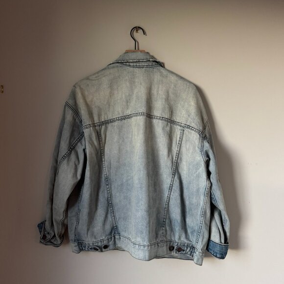 Free People - Oversized Vintage Jean Jacket - Picture 2 of 4